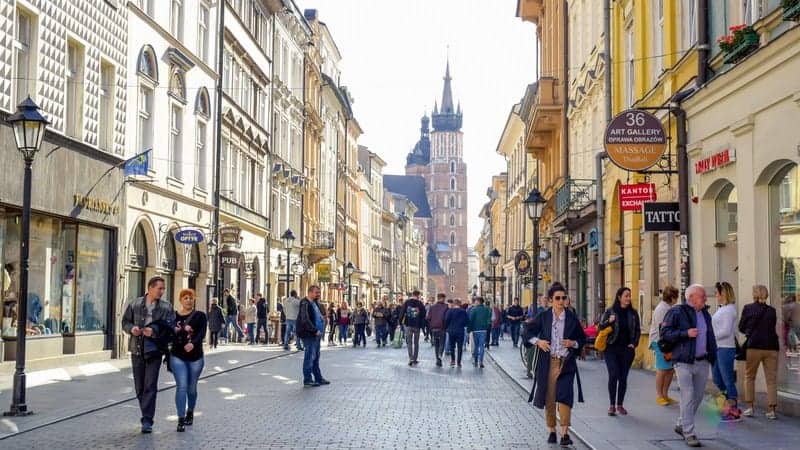 Florianska Street Krakow gezilecek yerler
