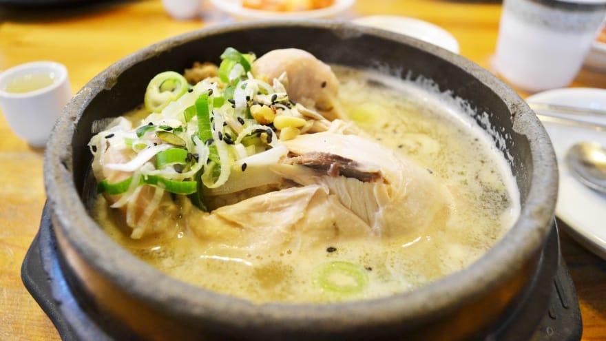 Samgye tang Güney Kore Seul yemekleri