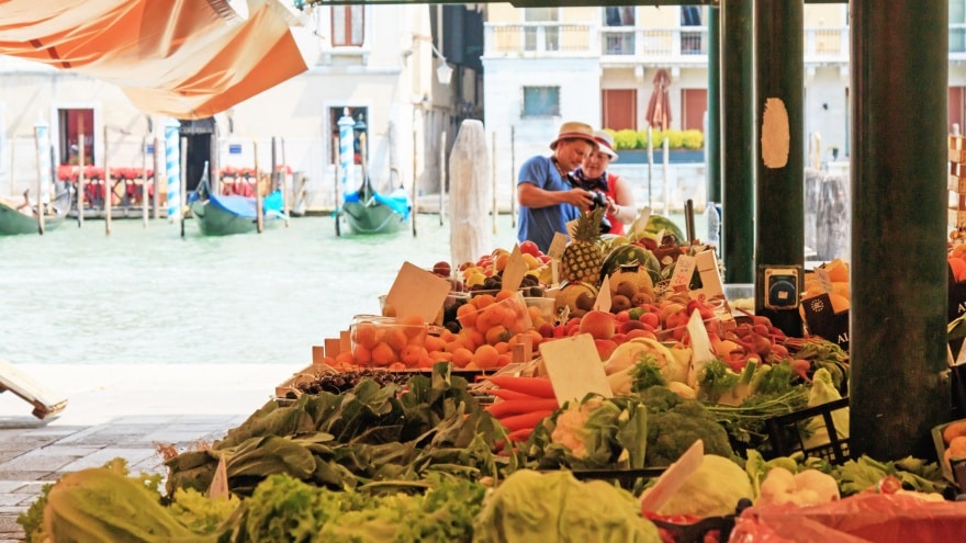 Rialto Market Venedik'te nerede alışveriş yapılır?