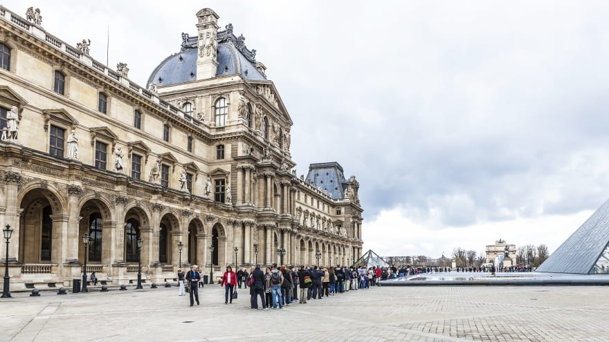 Louvre Müzesi konumu