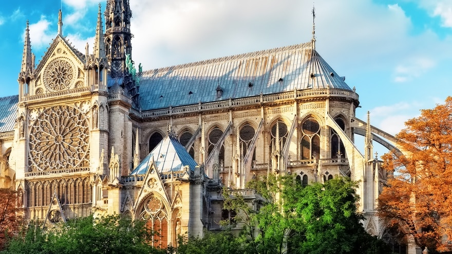 Notre Dame Katedrali Payanda