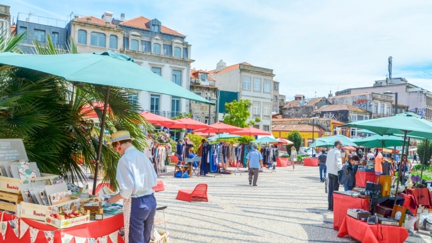 Porto Belo Porto sokak pazarı