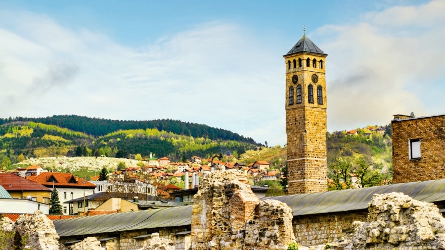 Saat Kulesi Saraybosna görülecek yerler