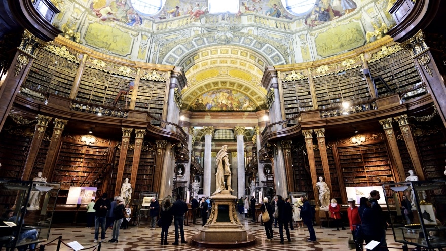 Austrian National Library Viyana gezilecek yerler