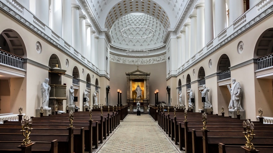 Church of Our Lady Copenhagen Kopenhag gezip görülecek yerler