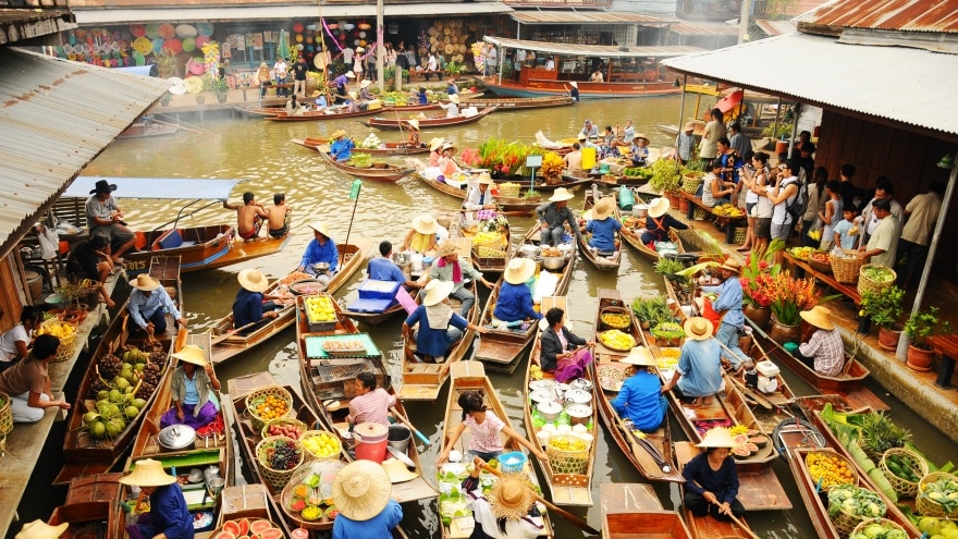Bangkok yüzen pazar rehberi