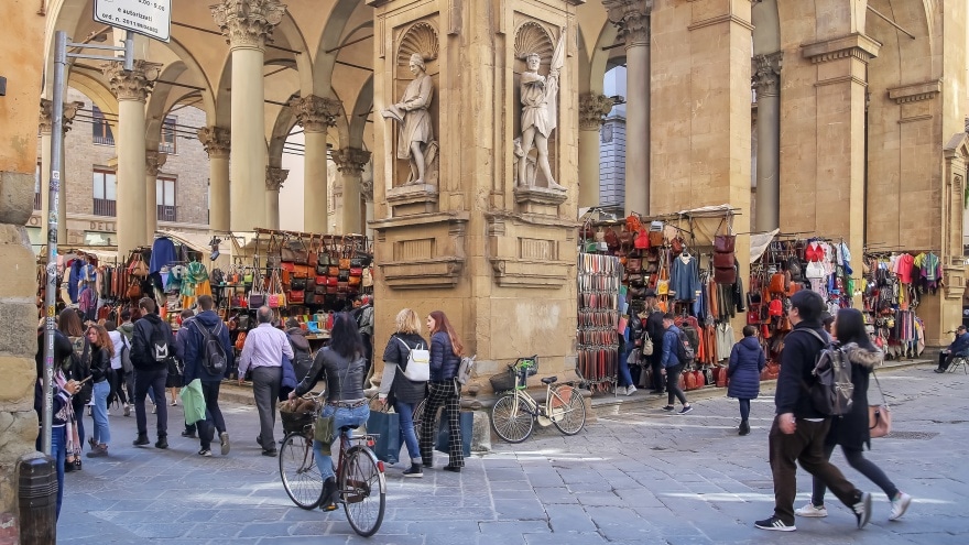 Loggia del Mercato Nuovo Floransa gezilecek yerler