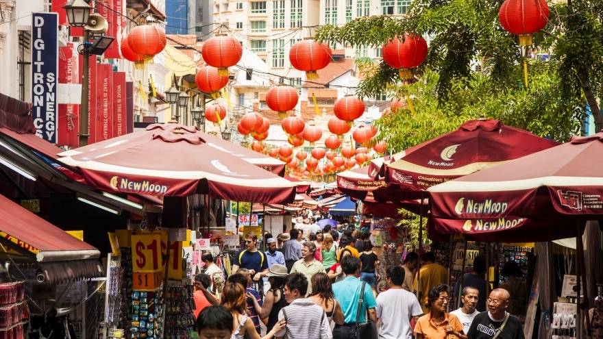 Chinatown Singapur'da nerede alışveriş yapılır?