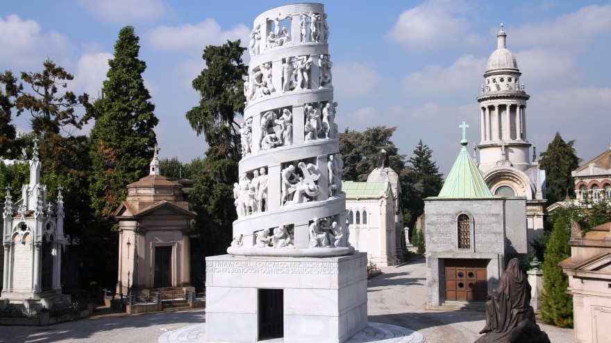 Cimitero Monumentale Milano gezilecek yerler