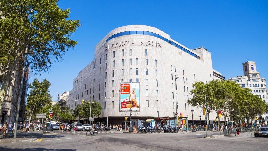 El Corte Ingles Barselona alışveriş merkezi