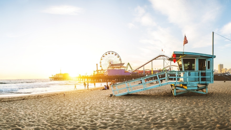 Santa Monica State Beach Los Angeles gezilecek yerler
