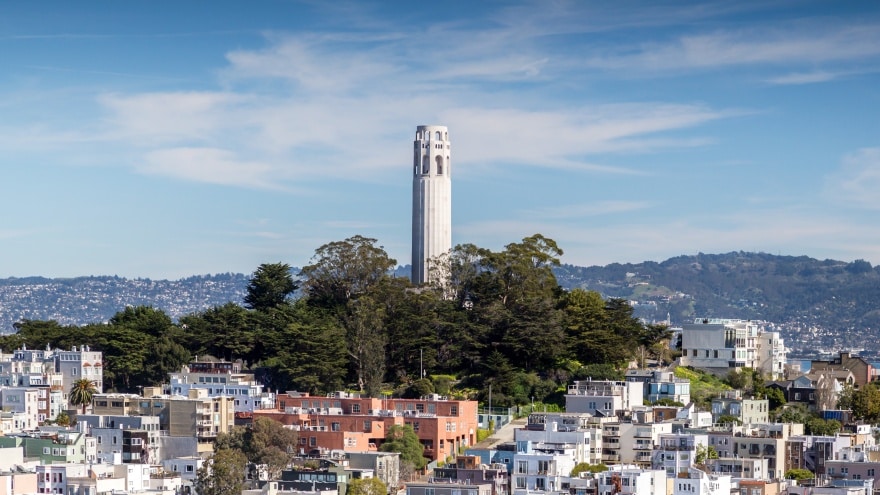 Coit Tower San Francisco gezilecek yerler