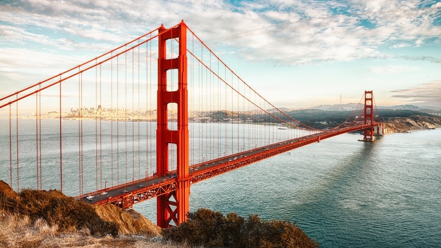 Golden Gate Bridge San Francisco gezilecek yerler