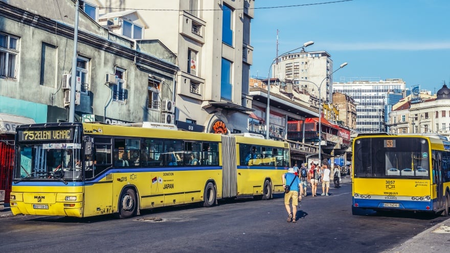 Belgrad havaalanı şehir merkezi ulaşım otobüs