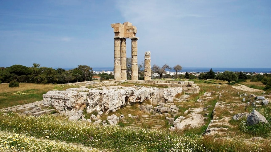 Acropolis of Rhodes Rodos gezilecek yerler