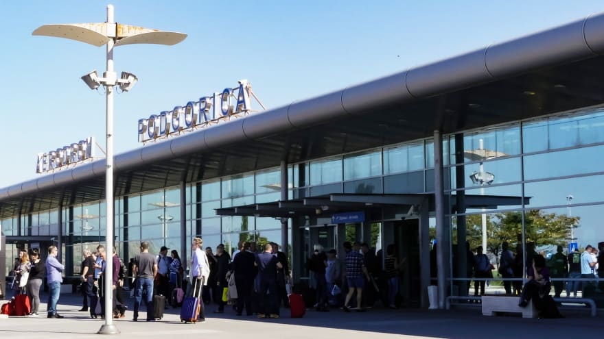 Podgorica Havaalanı Ulaşım