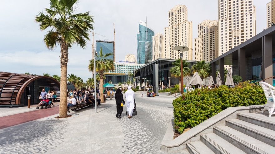 The Walk at Jumeirah Beach Dubai gezilecek yerler