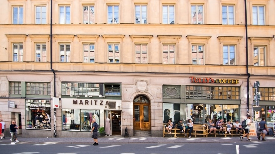 Götgatan Caddesi Stockholm alışveriş caddesi