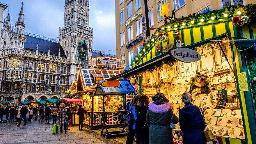 Münih Noel Market Münih'te nerede alışveriş yapılır?