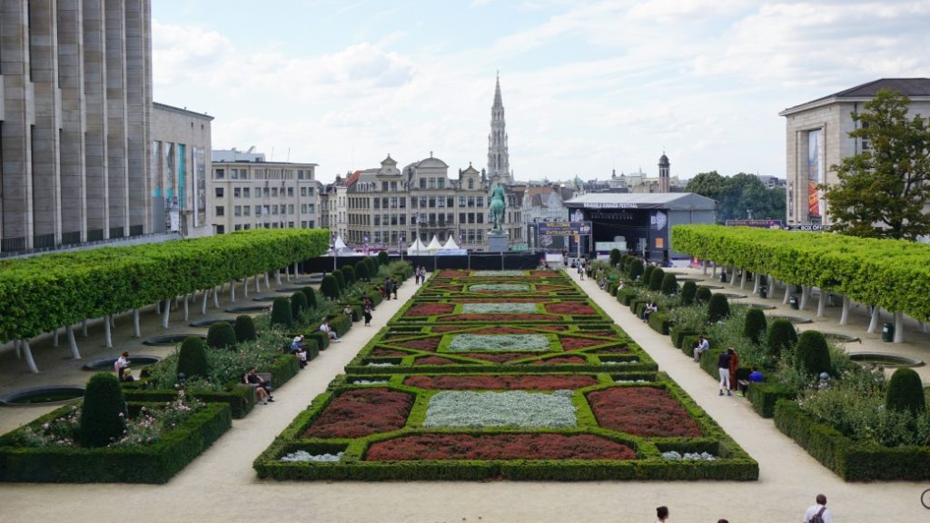 Mont des Arts, Brüksel’de sanat ve kültür alanlarının buluşma noktası.