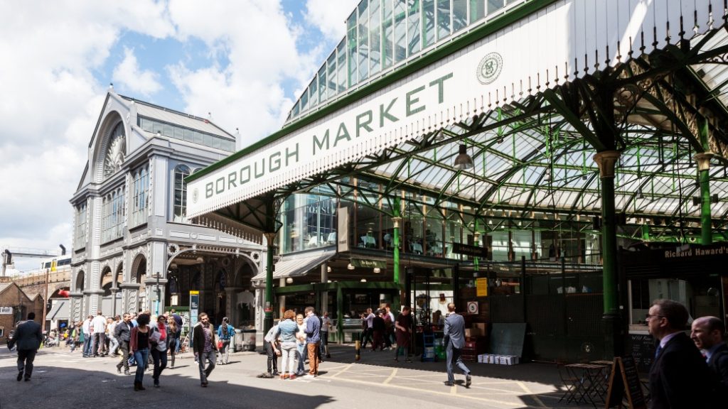 Borough Market – Taze ürünler ve dünya mutfağından tatlar