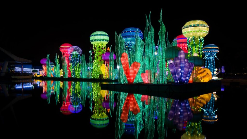 Dubai Garden Glow – Işıklar ve sanatın birleşimi