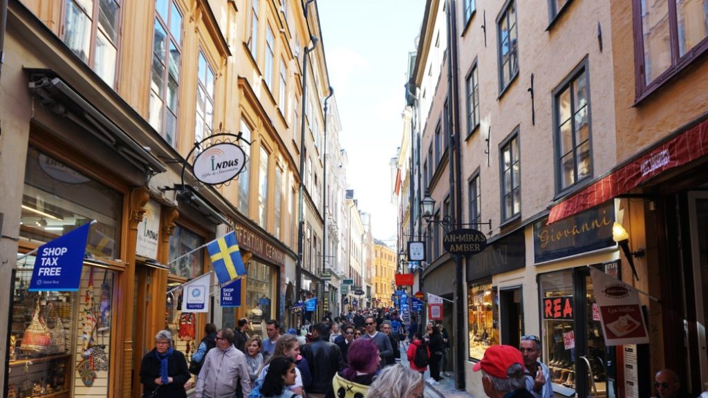 Vasterlanggatan – Stockholm’ün en hareketli alışveriş caddesi