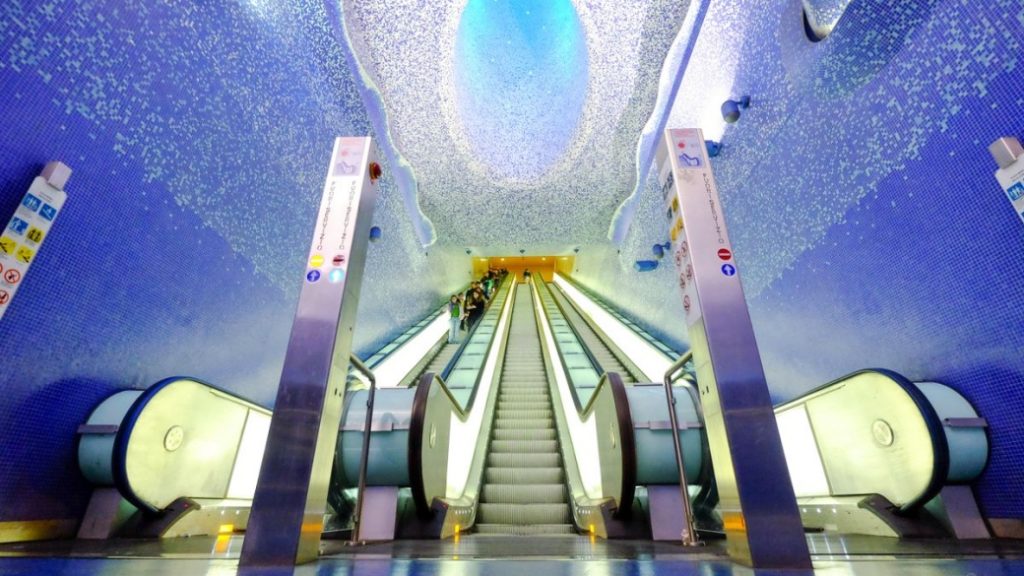 Toledo Metrosu – Sanat dolu istasyon