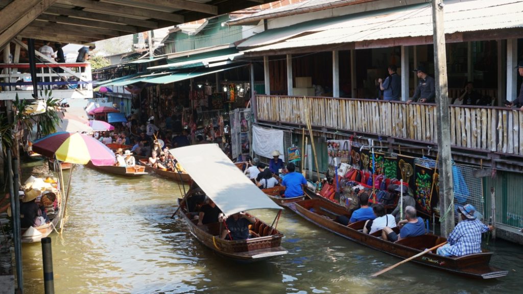 yuzer carsi bangkok Yüzen Çarşı – Damnoen Saduak