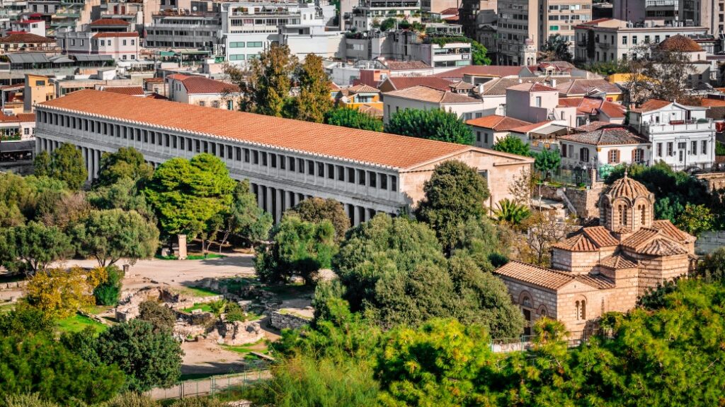 attalos stoasi atina Attalos Stoası – Antik alışveriş ve yürüyüş alanı