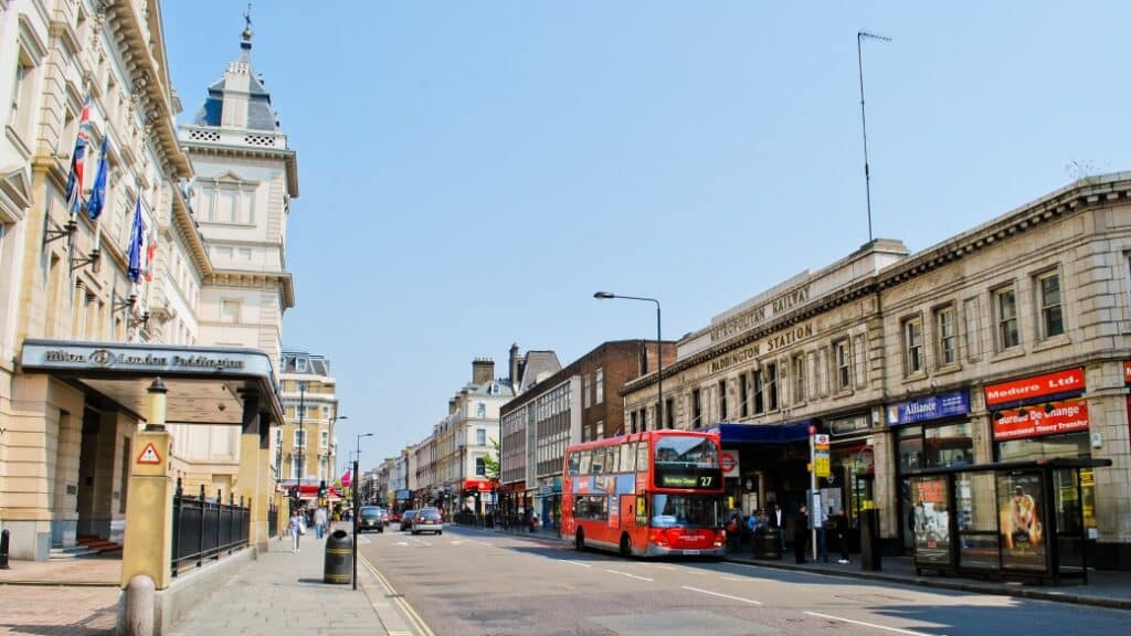 Paddington ve Bayswater konaklama bölgesi