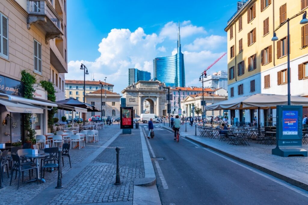 Porta Nuova Garibaldi Bölgesinde Modern Milano